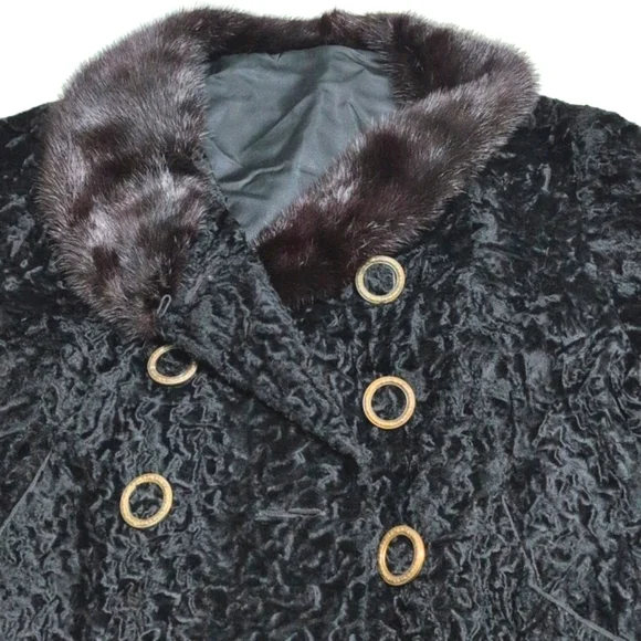 Vintage textured faux fur jacket. No tags. Medium- see measurements - Picture 13 of 14